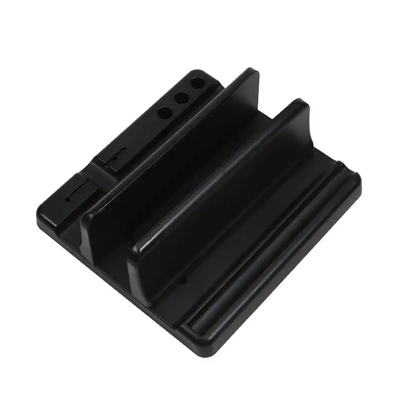 조절 가능한 수직형 노트북 스탠드, 데스크탑 공간 절약, 간편하게 컴퓨터, 태블릿, 휴대폰을 놓을 수 있는 사무실 책상 정리함