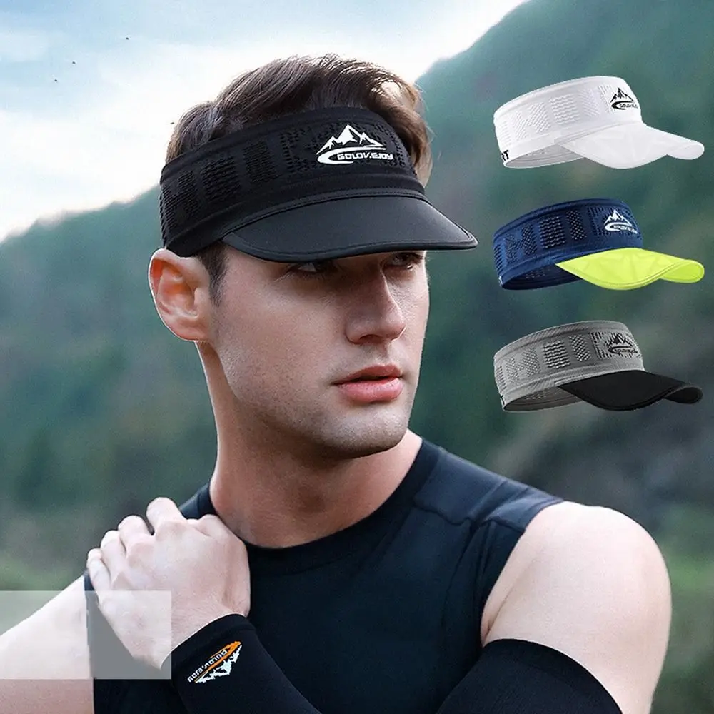 

Mountaineering Headband Empty Top Visor Sweat-absorbing Hairband Sun Shade Elastic Hair Band Sports Hats Women Cap Men Hats