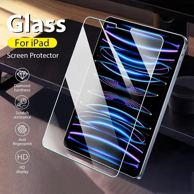 Premium Tempered Glass Screen Protector for iPad and iPad Mini - Ultra Clear, Anti-Scratch Protective Film
