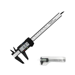 Pied à coulisse numérique LCD 0.01mm/0.001 pouces, micromètre de précision, règle de diamètre à verrouillage coulissant, pied à coulisse en acier inoxydable 