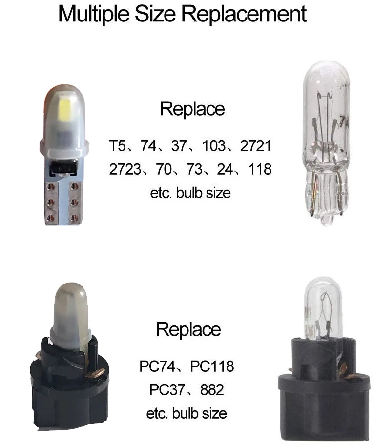 รูปสินค้า แผงไฟ LED รถยนต์ 10 ดวง สีขาว ฟ้า แดง