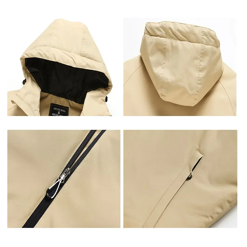 Men and Women's Ski Jacket Male Female Hooded Winter Sports Warm Windproof Waterproof Skiing Snowboard Breathable Ski Coats