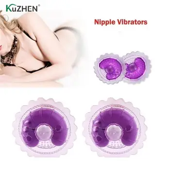 Sex Toys Female Women Vibrating Nipple Massager Breast Vibrator Masturbation Breast Enlarge and Stimulation 1