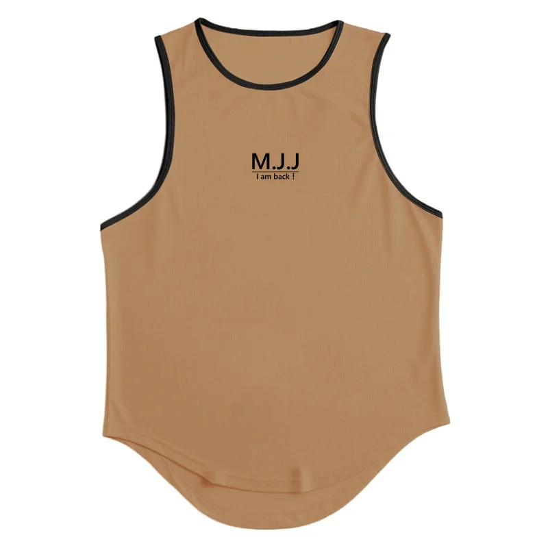 Basketball jerseys Sports Tank tops sleeveless t-shirts mesh breathable quick drying vest gyms Undershirt Running vest men