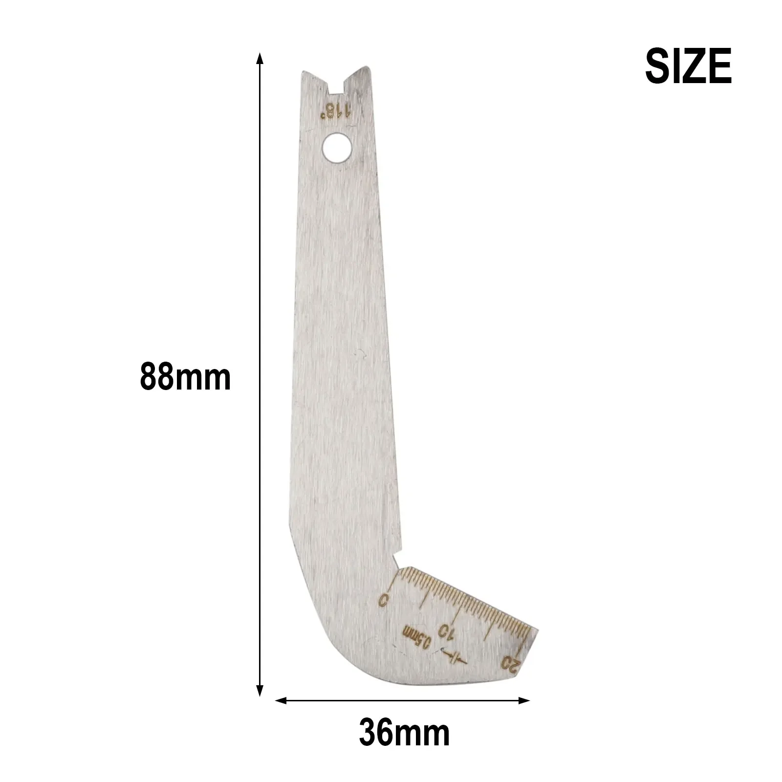 1pcs Bit Pattern Drill Template Gauge Stainless Steel Corner Front Edge Measuring Twist-Drill Bits Angle Gauge Sharpening Tools