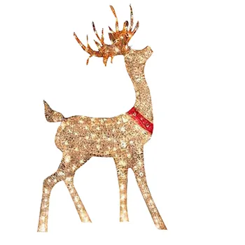 Christmas Deer Sleigh 1