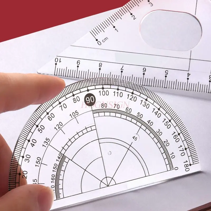 학생들이 그리기 도구로 사용할 수 있는 8개/세트 나침반과 자 세트, 전문가용 드로잉 자