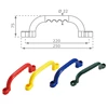 Child Climbing Frame Safety Handles Swing Accessories Garden Game Toy 2 Pcs Grab Handles Swing Toy Screws 3