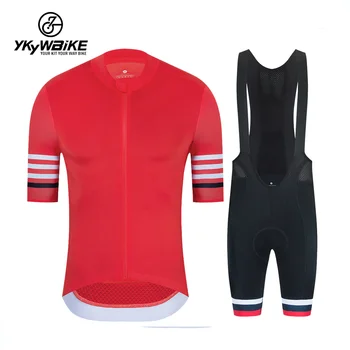 Sommer-Radlerset 2022 "YKYWBIKE" Radfahren-Jersey-Trikot-Sommer-sportswear für outdoor-MTB-Rennrad-Wandern-E-Biken-Reiten UNISEX 1