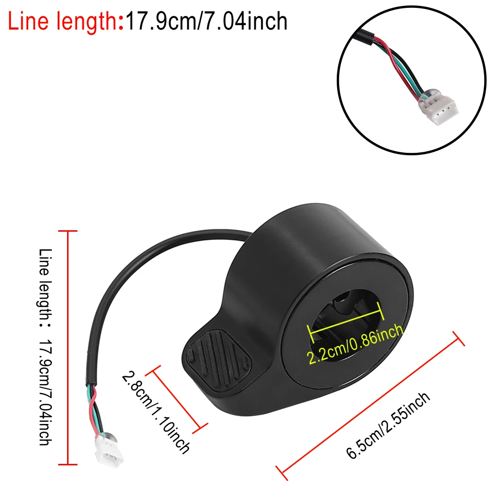 Universal Electric Scooter Speed Control Throttle Thumb Dial