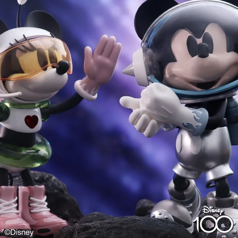 

2023 Kawaii Disney специальный Космос для команды Микки Минни Маус Тид игры ручная работа из ПВХ мультяшная кукла для рабочего стола