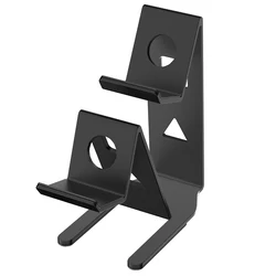 Universal Game Controller Holder and Storage Shelf - Space - Saving Stand (Black)