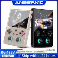 Портативная игровая консоль Anbernic RG477V, 4,7 дюйма, LTPS, встроенный Android 14, DSP, звуковой эффект, видеоплеер, поддержка AI RixelHK, 1080p-DP Out