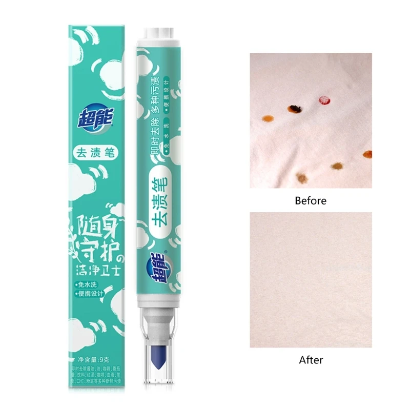 Multipurpose Decontamination Pen Effective Portable Fabric Cloth Stain Remover Pen Dust Cleaner Household Clothing Tools