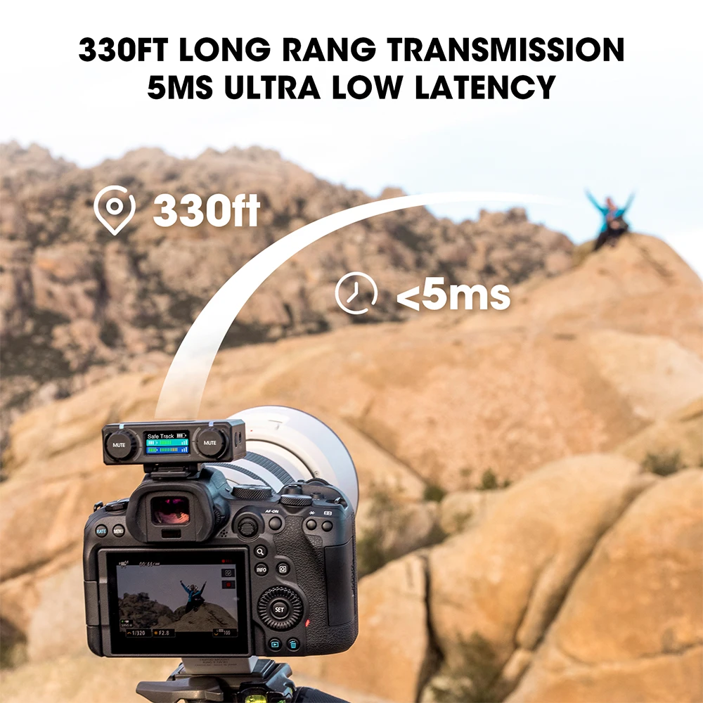 Hollyland Lark 150 전문 무선 라발리에 마이크, 사진 스튜디오, 틱톡, 유튜브 녹화 및 스트리밍용, 2.4G