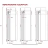 2 (1800) – (Door is NOT Included) - Completely Concealed Hardware and Track. Made in Italy. Free Template Included. 6