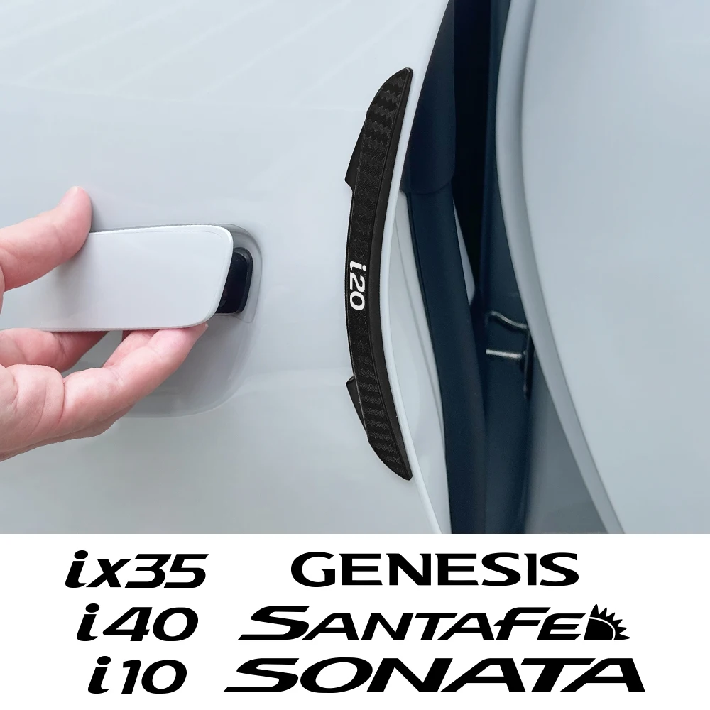 4pcs Car Door Edge Scratch Protector For Hyundai I10 I20 I30 I40 Sonata