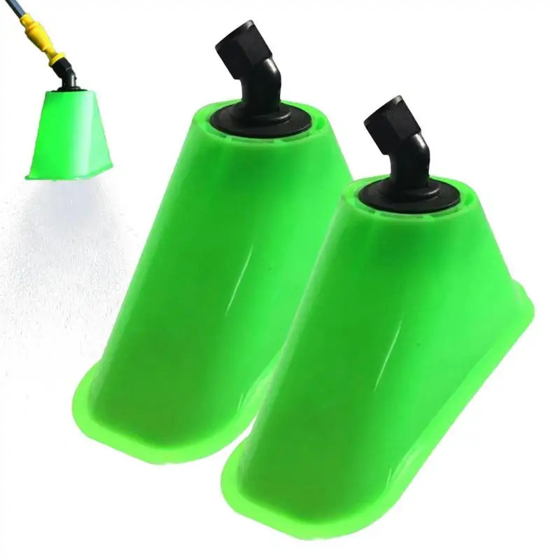 

2pcs Windscreen Spray Nozzle Power Sprayer Windproof Cover HornShape Sprayer Agriculture Sprayer Nozzle Garden Irrigation Supply