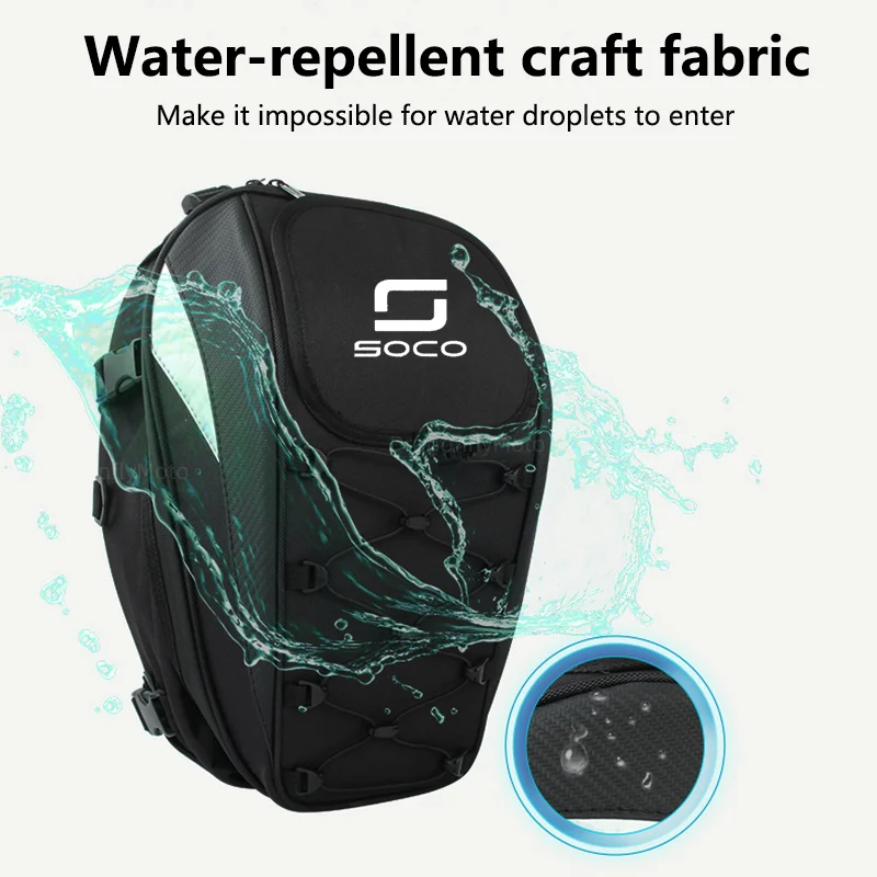 Bolsa trasera para motocicleta Super Soco CPx CUmini CUx TC 50 TC