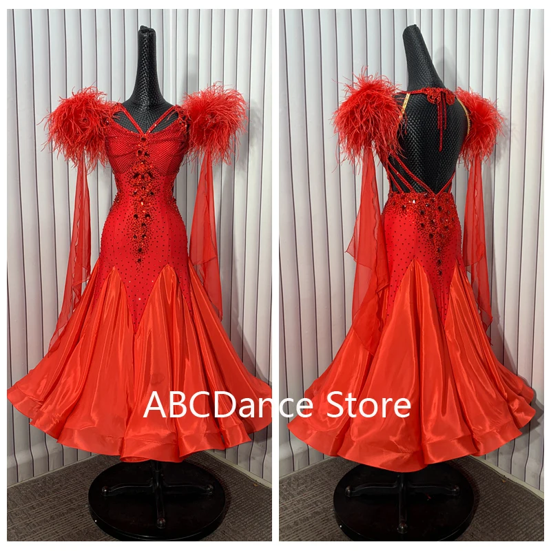 Competition ballroom Standard dance dress dance clothing stage wear Women dress
