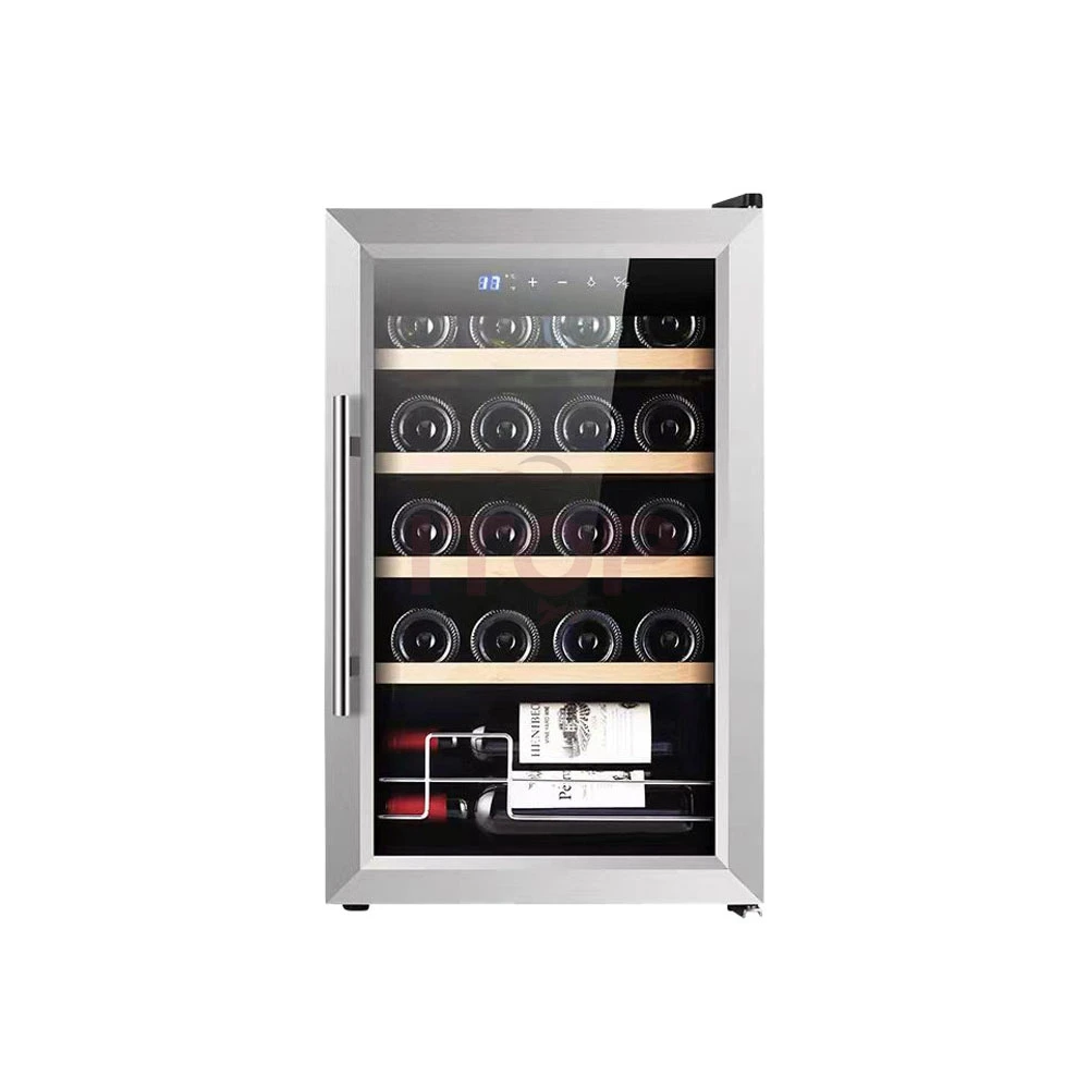 Vertical Shelf Wine Fridge Mini Slim Small Electric Thermostat Red Wine Cooler Barrel Refrigerator