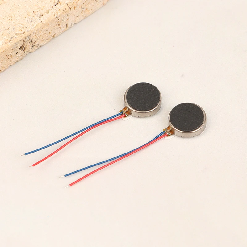 10Pcs/Lot Mini Vibration Motor DC 3V 12000rpm Flat Coin Button-Type Micro DC Vibrating Motor For Mobile Cell Phone Pager Tablet