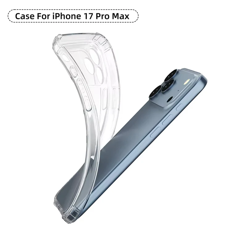 Ultimate Shockproof Clear Soft Phone Case with Enhanced Protection