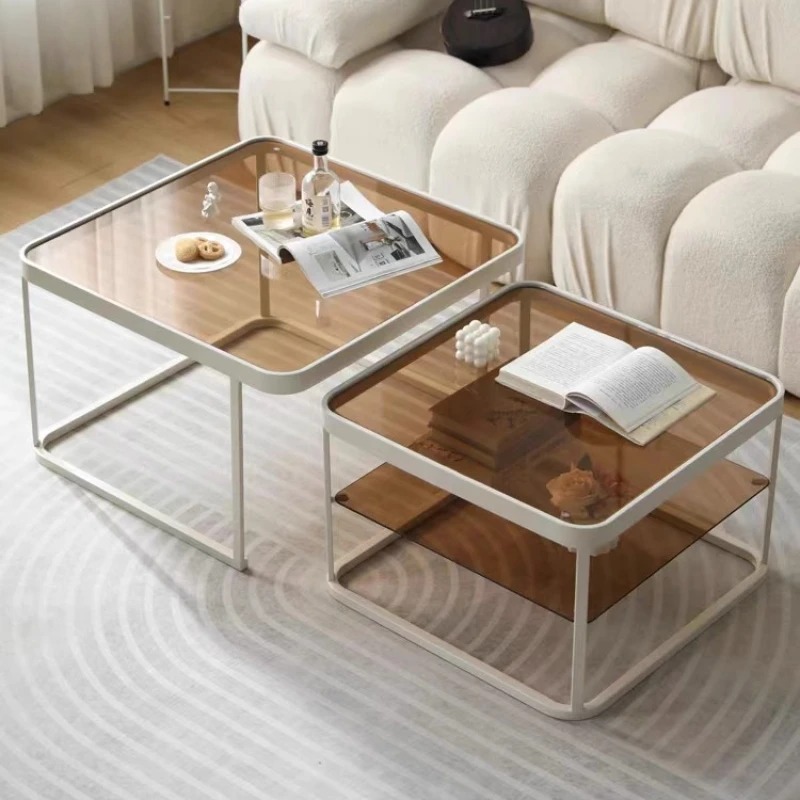 

Middle Dining Modern Coffee Tables Accessories Drawer Mini Low Coffee Tables Foldable Kaffee Tische Living Room Furniture YQ50CT
