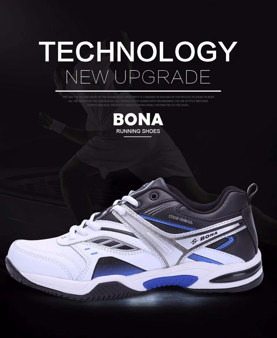 Description Picture 4 of itemBONA New Classics Style Men Tennis Shoes Lace Up Men Sport Shoes Top Quality Comfortable Male Sneakers Shoes 33560