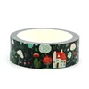 NEW 1PC 10M Red Houses and Trees Mushroom Snowflake Washi Tapes for Scrapbooking Planner Masking Tape Cute Stationery 1
