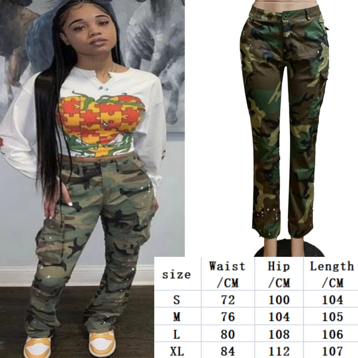 Aggregate more than 89 army fatigue pants for females super hot in