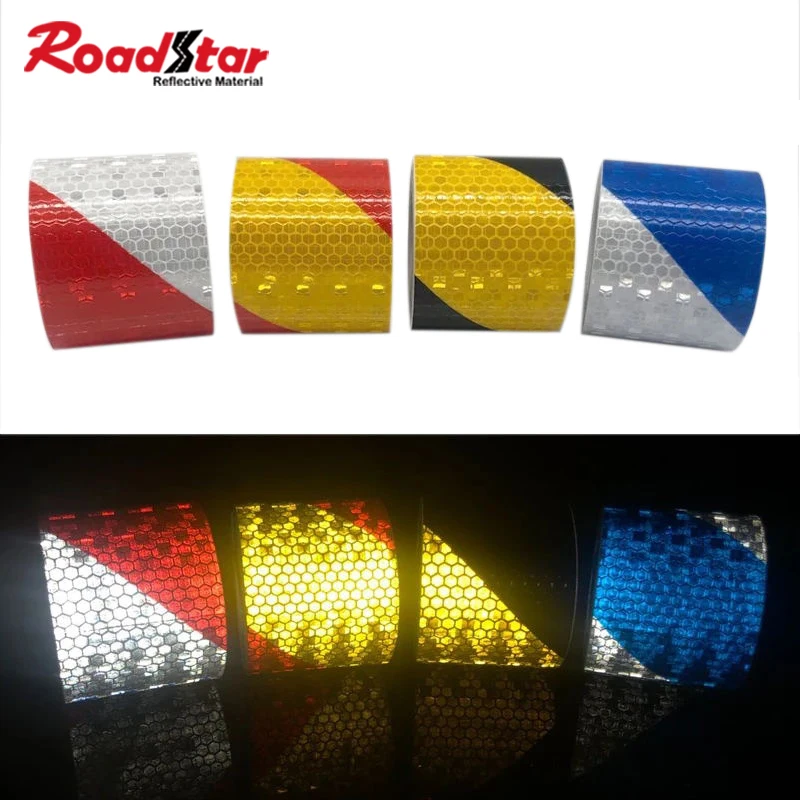 

Светоотражающая лента Roadstar 50 мм x 3 м, наклейки для авто, грузовика, пикапа, безопасный светоотражающий материал, пленка, искусственное украшение