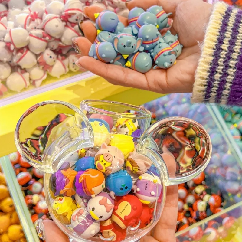 Disney Original Anime Figure Tsum Tsum Dolls Set Mini Figure Bambola In Scatola Giocattoli Ornamento Disney Character Collection Gifts