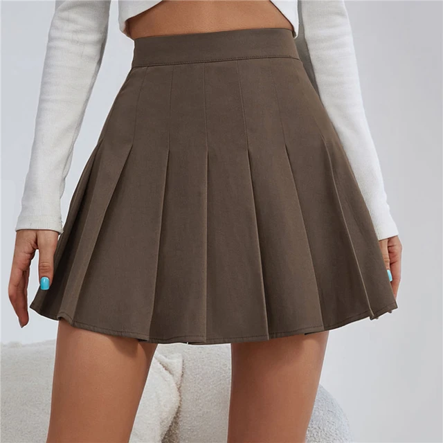 Buy FOREVER NEW Rust Flared Fit Calf Length Polyester Women's Casual Skirt  | Shoppers Stop