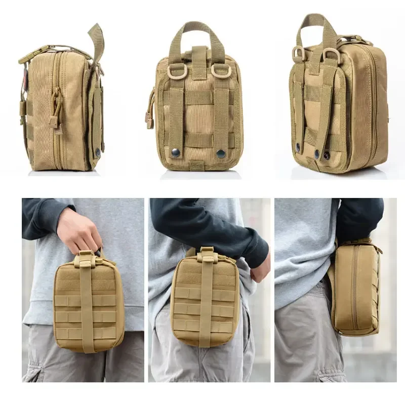 Hunting Molle Pouch EDC Tool Bag Holder Outdoor Sports Travel Camping Hiking Accessories Organizer EMT Waist Pack Bags
