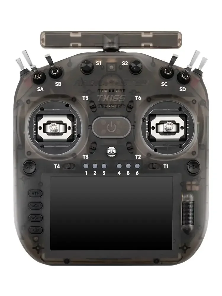 Drone ELRS M2-FCC noir en action dans le ciel, illustrant un pilotage performant et précis.