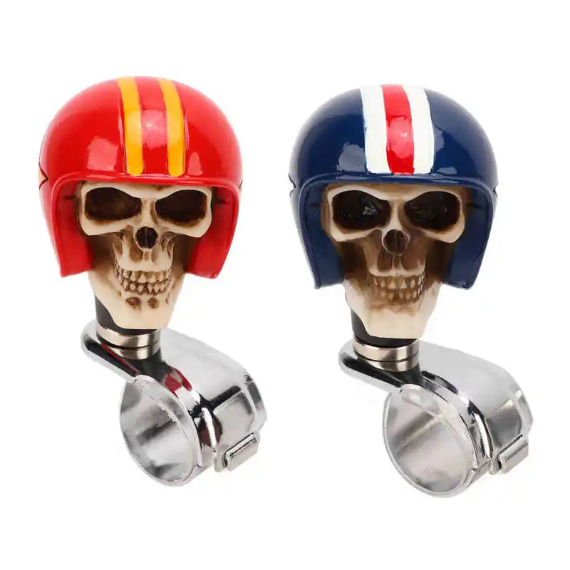 MetalSkullSteeringWheelKnobCarPowerHandleSpinnerforTrucks