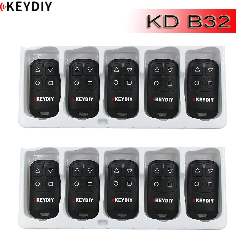 10szt KEYDIY KD B32-4 B32 Pilot samochodowy 4-przyciskowy pilot do bram garażowych do KD900 URG200 KD-X2/KD MINI Remote Generater