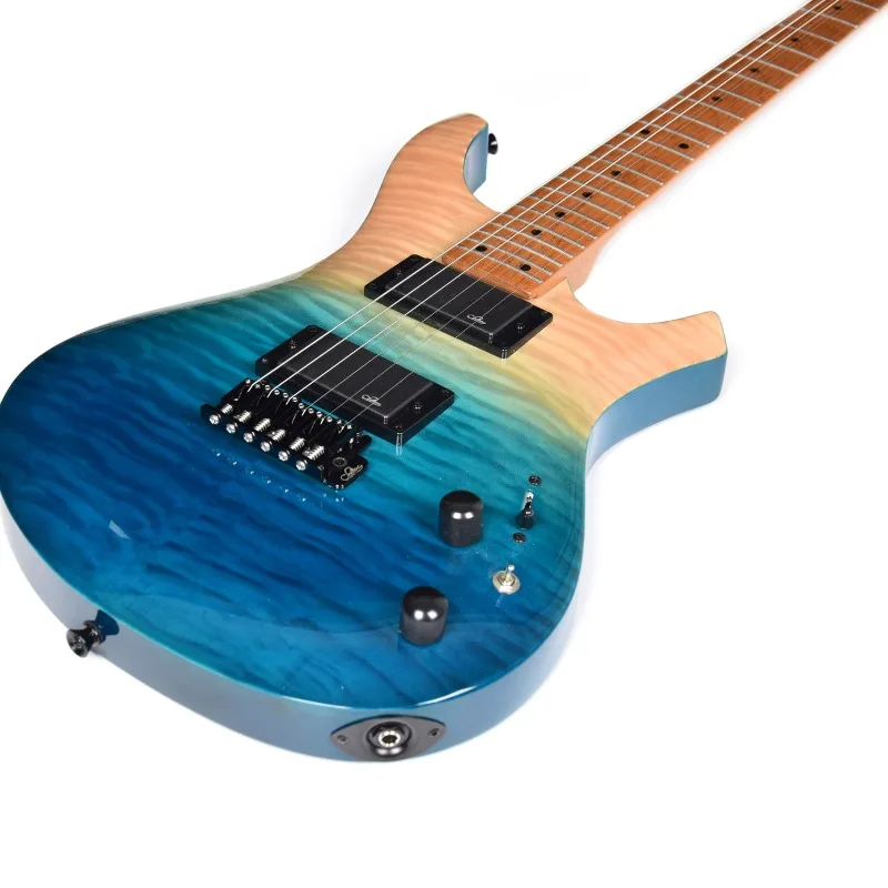 Wooden Electric Guitar Professional Performance Five-speed Pickup Classic Electric Guitar Student Practice Instrument