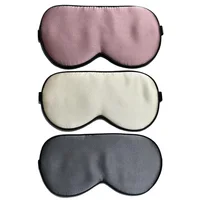 Masque de sommeil en soie de mûrier 100% véritable, couvre-yeux pour dormir, bandeau avec sangle réglable, confortable, Super lisse 1