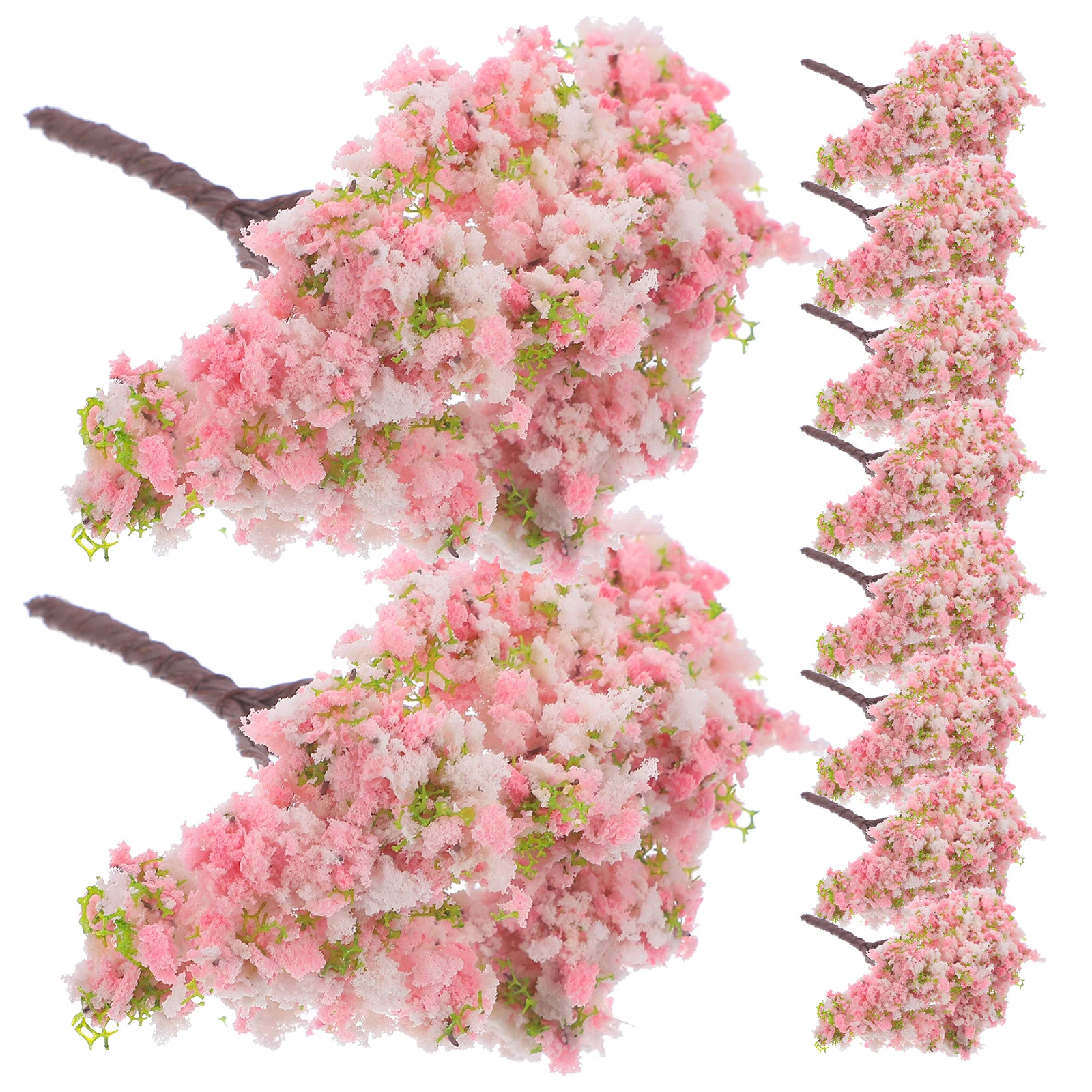 

Succulent Planters Mini Lifelike Cherry Blossom Tree Mini Flower Tree for Pot Micro Landscape Home Succulent