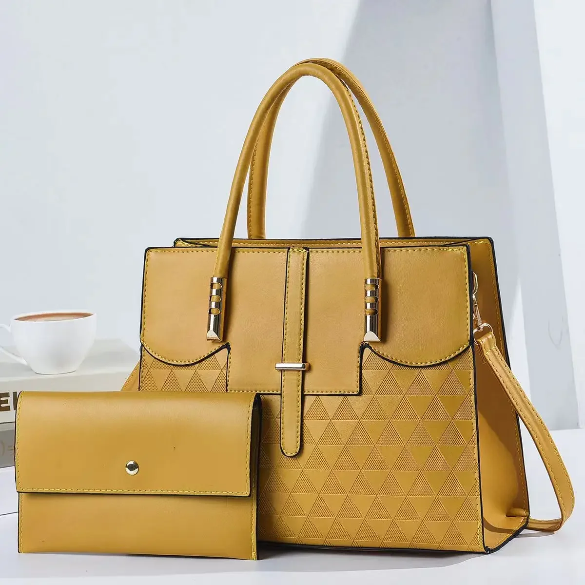 Hot Sale Of The Season New Fashionable PU Women's Handbag Set Crossbody Stylish Shoulder Bag
