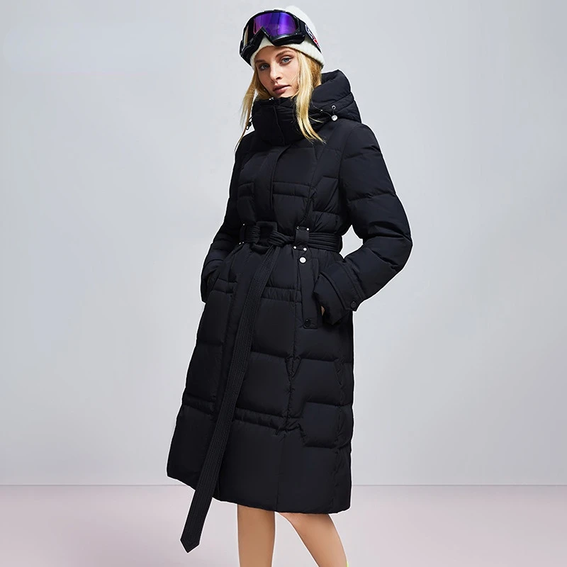 Down Jacket In Winter New Style Long Waist Fashion Trend Down Women's Loose Design Small Crowd