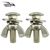 KEEP DIVING 2PCS 316 Stainless Steel Butterfly Screw Bolts and Wing Nuts for Backplate Scuba Diving BCD Accessories SSA-LSM830 2