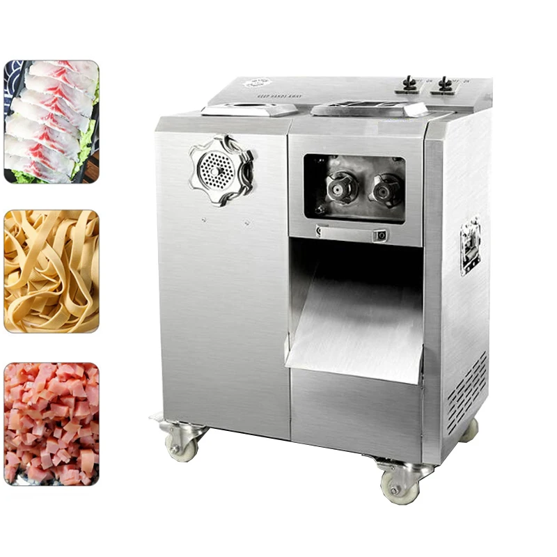 

Commercial Vertical Meat Grinder Removable Knife Group Electric Meat Slicer Stainless Steel Meat Cutter Machine Enema Machine