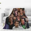 Theo James Photo Collage Blanket Fleece Warm Sofa Throw Blankets For Couch Bedding Travel Throws Bedspread Quilt 6