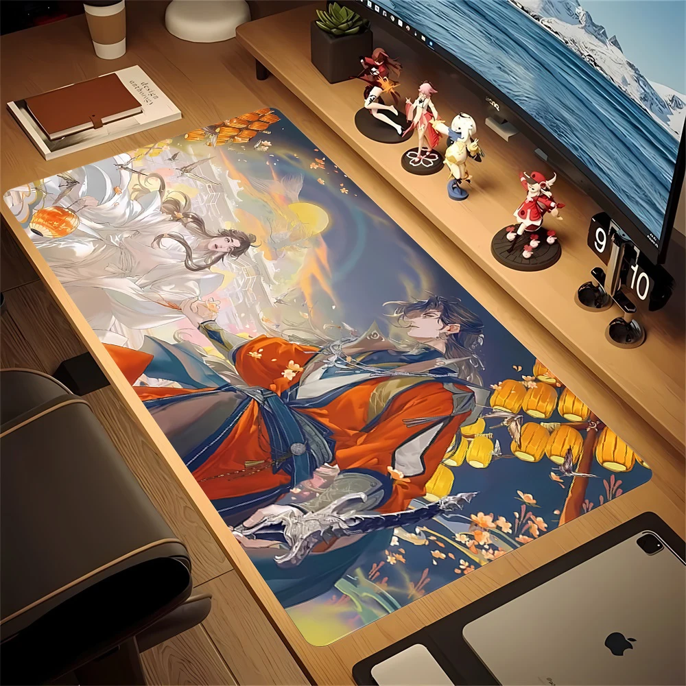 Xxl Pc Gamer Keyboard Carpet Mause Mats Heaven Official&rsquo;s Blessing Mouse Pad Gaming Computer Desk Mat Large Manga Mousepad Mice