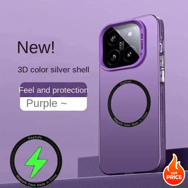Luxury Matte Frosted Wireless Charger Case - Ultra Transparent Cover
