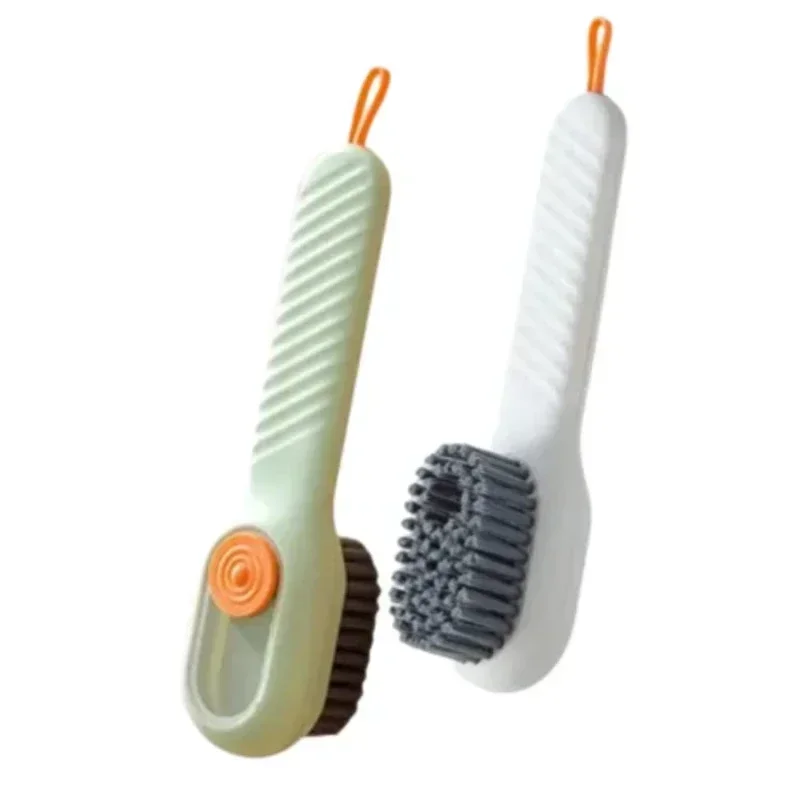 Cleaning Brush Multifunctional Summer Brush Liquid Adding Shoe Brush Soft Bristle with Soap Dispenser for Bathroom Kitchen New 6