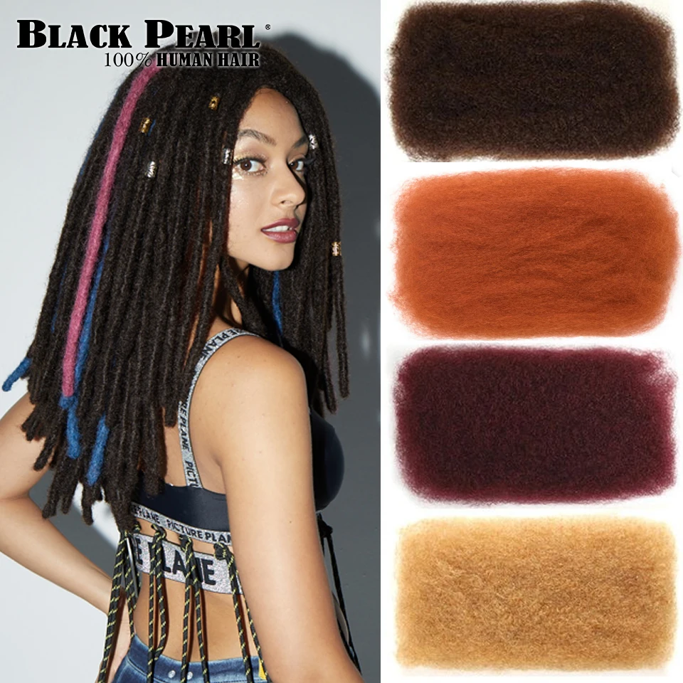 Natural Hair Extensions Remy Brazilian Afro Kinky Bulk Human Hair For